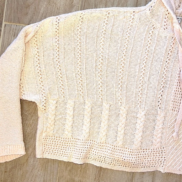 NWOT American Eagle Textured Knit Hoodie - Picture 5 of 12